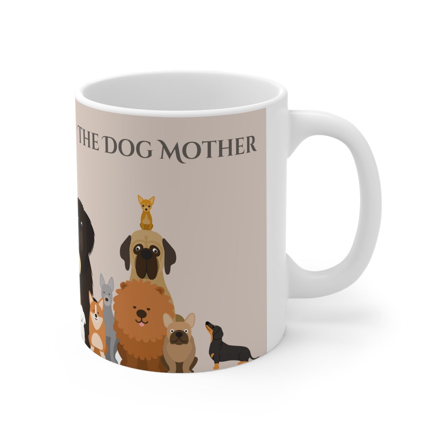 The Woof Pack Collection: 'The Dog Mother' Ceramic Mug