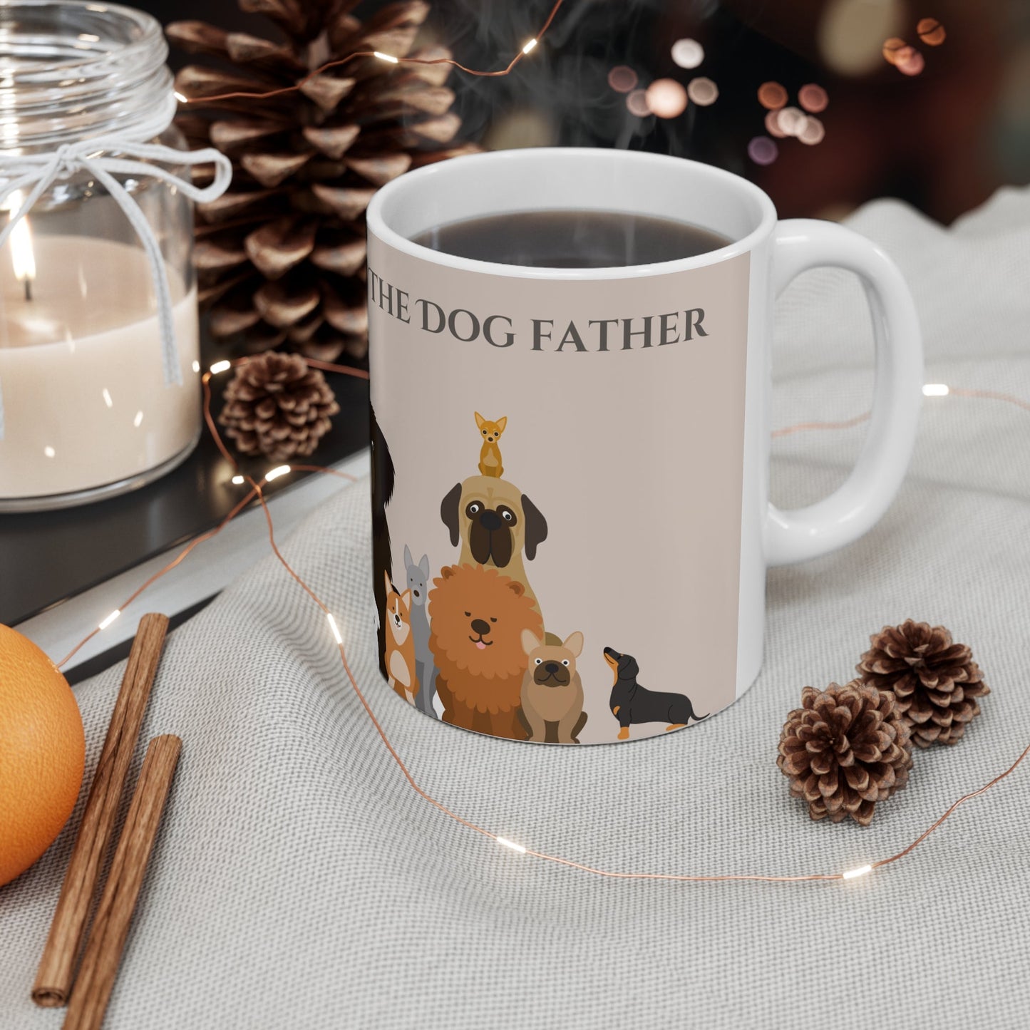 The Woof Pack Collection: 'The Dog Father' Ceramic Mug