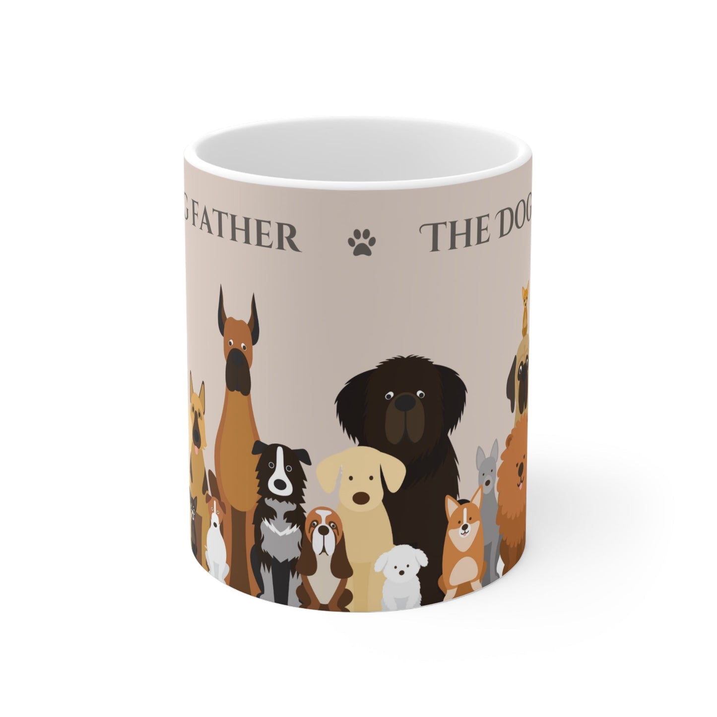 The Woof Pack Collection: 'The Dog Father' Ceramic Mug